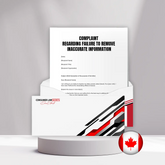 Complaint Regarding Failure to Remove Inaccurate Information